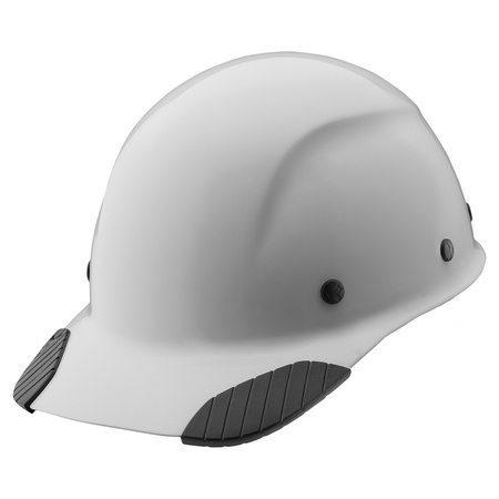 Dax Hard Hats Hard Hat Fiber Resin Cap Brim (White) HDFC-17WG